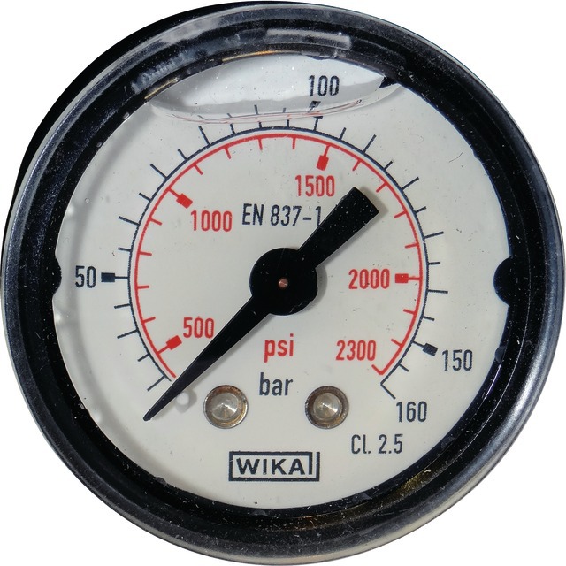 Manometre 40 MM 160 BAR Arriere 1/8" KA3000 1816010100 référence fournisseur 32009666